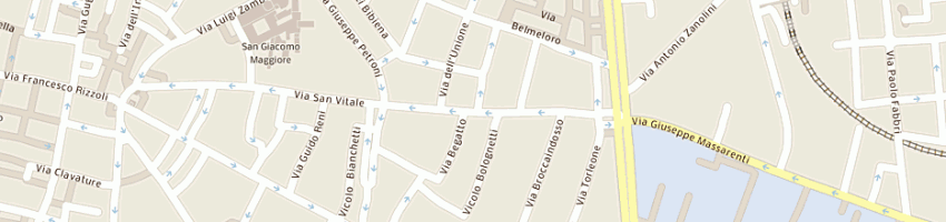 Mappa della impresa new internet and phone center snc a BOLOGNA