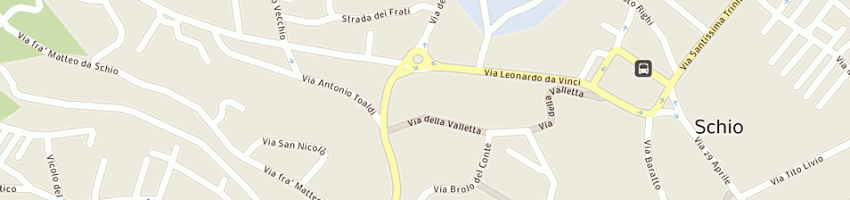 Mappa della impresa banca intesa spa a SCHIO