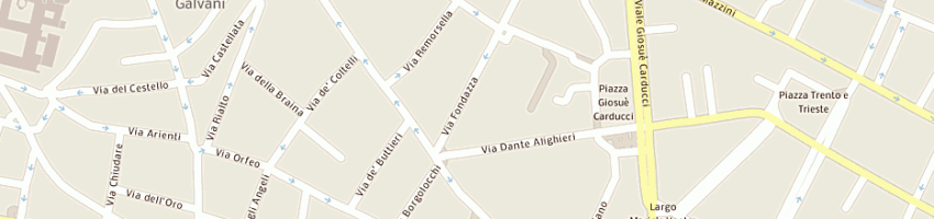 Mappa della impresa vivaldi comunicazione snc di maria cristina lasagni e c a BOLOGNA