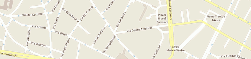 Mappa della impresa rondelli marcello a BOLOGNA