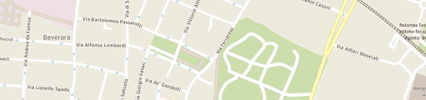 Mappa della impresa grip snc di cavina federico e c a BOLOGNA