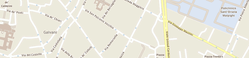 Mappa della impresa garage s petronio vecchio snc a BOLOGNA
