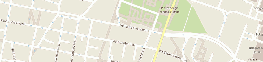 Mappa della impresa asas agenzia di servizi di area sociale soccoopa rl a BOLOGNA