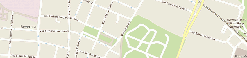 Mappa della impresa farmacia di casaralta di cantagalli carla a BOLOGNA