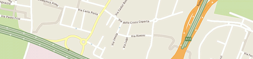 Mappa della impresa mario cervi di marco moretti e c (snc) a BOLOGNA