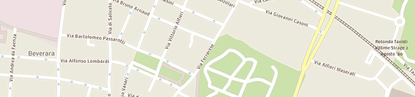 Mappa della impresa cesaretti - valdirosa calzature snc a BOLOGNA