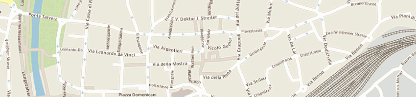 Mappa della impresa kvw a BOLZANO