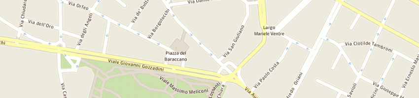 Mappa della impresa unib sas di cozzo giuseppe e c a BOLOGNA