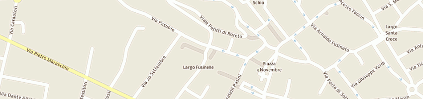 Mappa della impresa g xoccato di xoccato guido a SCHIO