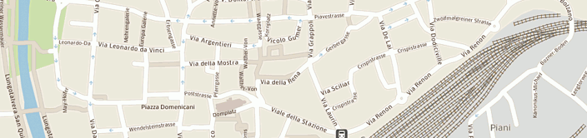 Mappa della impresa benini fabio a BOLZANO