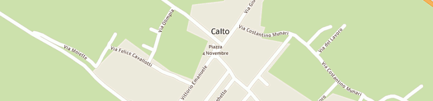 Mappa della impresa campagnola srl a CALTO