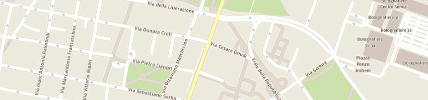 Mappa della impresa autofficina gaiani di ivan betti e c sas a BOLOGNA