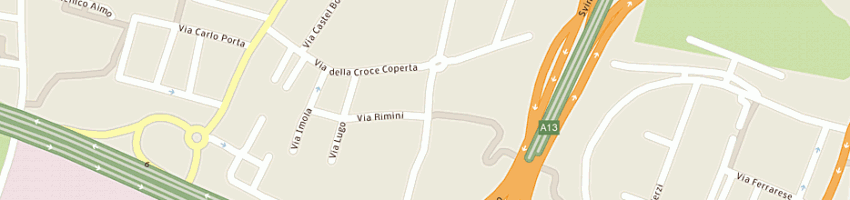 Mappa della impresa linea blu soccoop rl a BOLOGNA