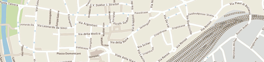 Mappa della impresa panificio francescani snc a BOLZANO