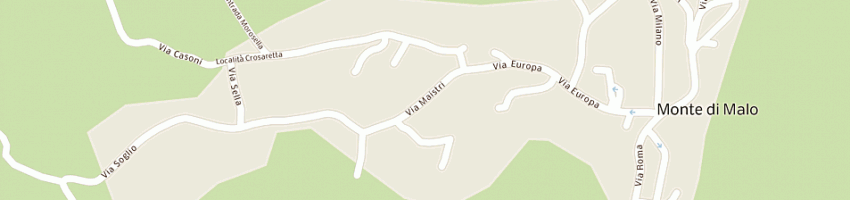 Mappa della impresa dal maistro alberto a MONTE DI MALO