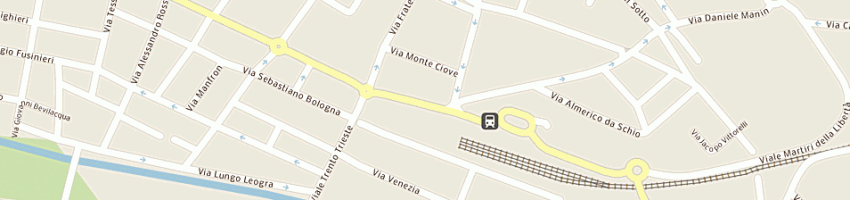 Mappa della impresa panificio stefania di dallafina f e c snc a SCHIO