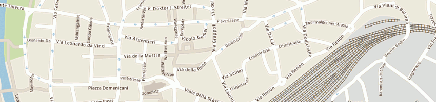 Mappa della impresa gelateria eccetera a BOLZANO