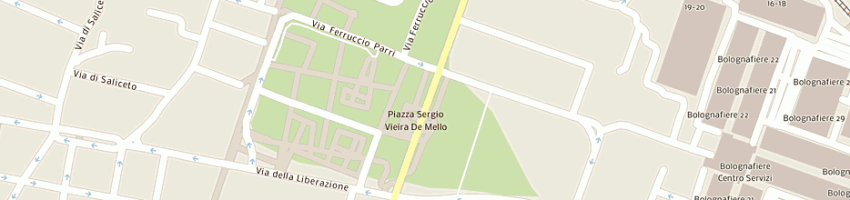 Mappa della impresa studio amministrazioni immobili sabattini srl a BOLOGNA
