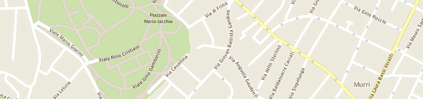 Mappa della impresa studio priore e c (sas) a BOLOGNA