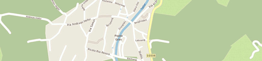 Mappa della impresa albergo al cervo a SARENTINO