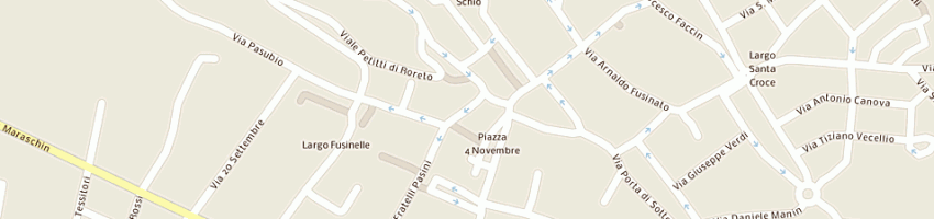 Mappa della impresa gecchelin emilio a SCHIO