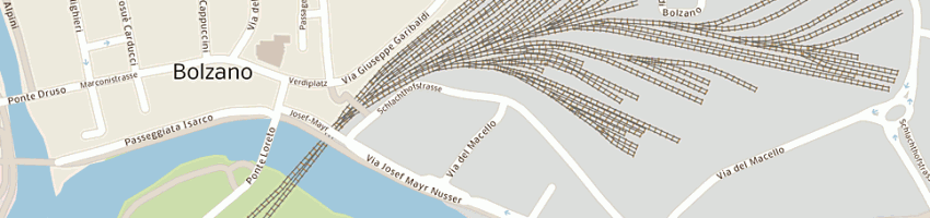 Mappa della impresa pompe funebri pieta'grossmann a BOLZANO