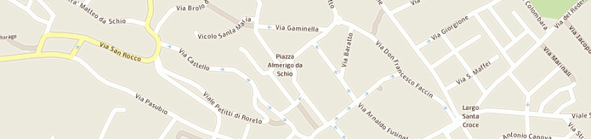 Mappa della impresa zerbato di zerbato biagio gianni e c (snc) a SCHIO