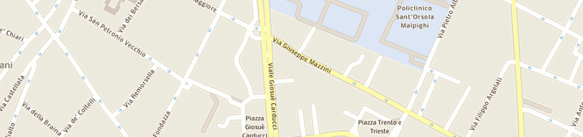 Mappa della impresa binini srl a BOLOGNA