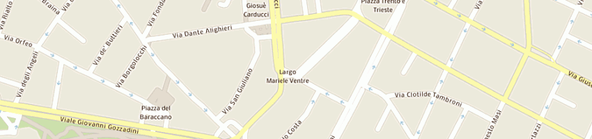 Mappa della impresa carullo domenico giuseppe a BOLOGNA