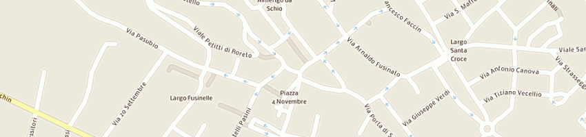 Mappa della impresa pernechele sergio sas a SCHIO
