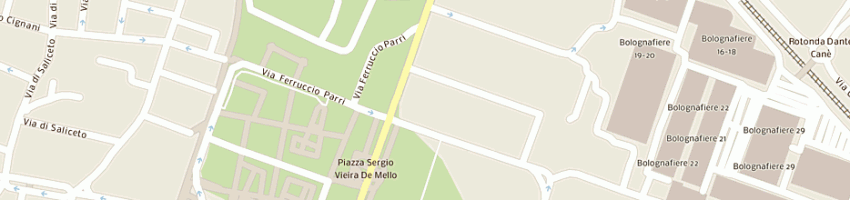 Mappa della impresa sestra servizi stradali srl a BOLOGNA
