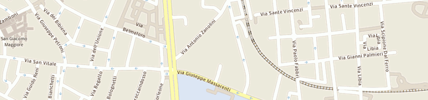 Mappa della impresa yesey a BOLOGNA