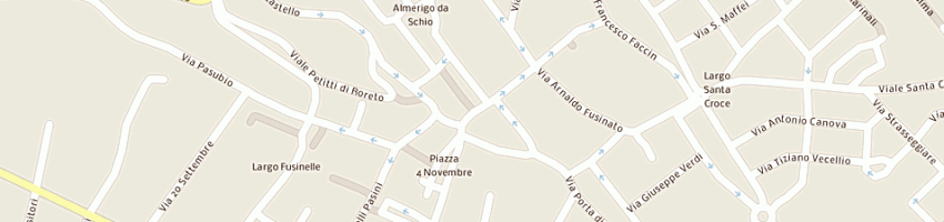 Mappa della impresa pizzeria vesuvio di falcone raffaele e c snc a SCHIO