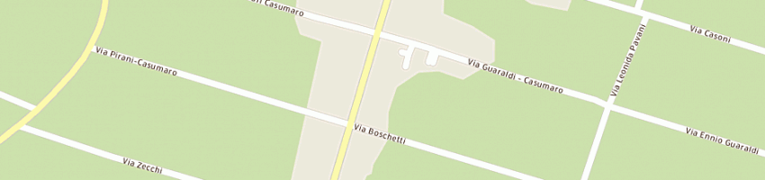 Mappa della impresa molino baruffaldi di baruffaldi gaetano a CENTO