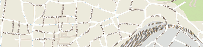 Mappa della impresa hackhofer sas a BOLZANO