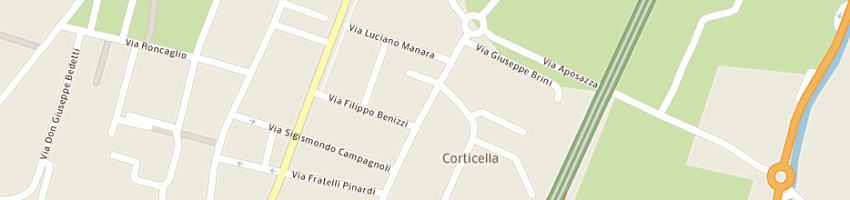 Mappa della impresa meccanica cova di cova f e c snc a BOLOGNA