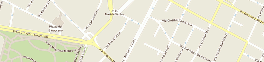 Mappa della impresa nucci pino a BOLOGNA