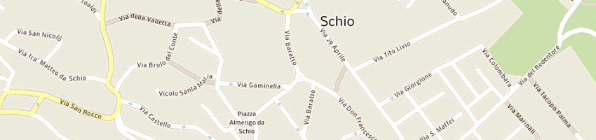 Mappa della impresa asilo nido comunale a SCHIO