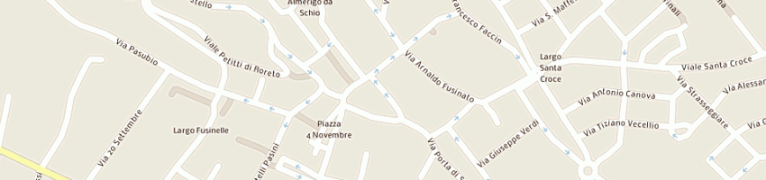 Mappa della impresa diciotto spa a SCHIO