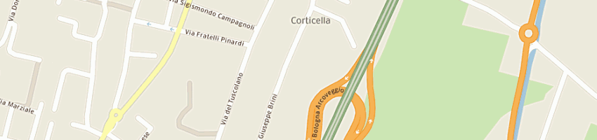 Mappa della impresa pdld di cinelli paolo e c snc a BOLOGNA