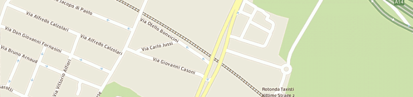 Mappa della impresa generali mauro a BOLOGNA