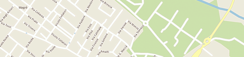Mappa della impresa tisato vittorino a SCHIO