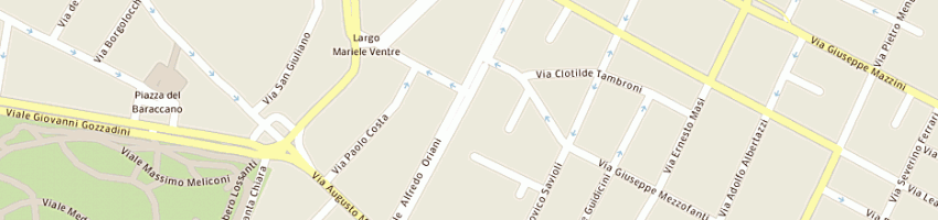Mappa della impresa pul data di ugo fronzoni e c sas a BOLOGNA