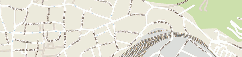 Mappa della impresa assicurazioni gummerer  a BOLZANO