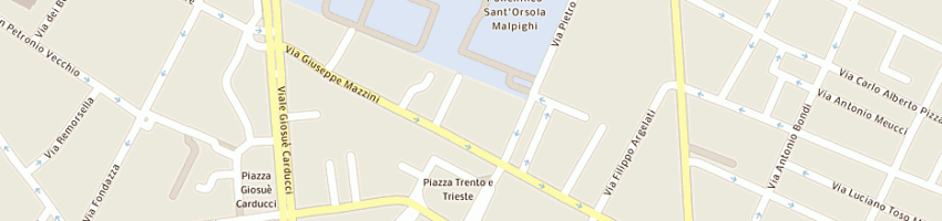 Mappa della impresa studio di ingegneria - guerra ing vittorio a BOLOGNA
