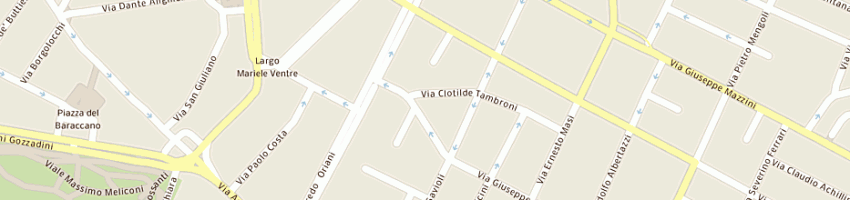 Mappa della impresa dott bianco marco a BOLOGNA