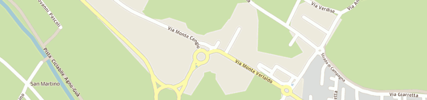 Mappa della impresa iperoffice massignani chilese snc di massignani assunta e c a CORNEDO VICENTINO