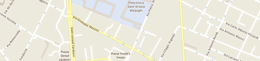 Mappa della impresa pellicceria serra mengoli di serra bruna e c (sas) a BOLOGNA