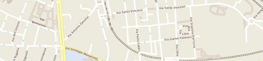 Mappa della impresa trattoria da vito di pagani paolo e c sas a BOLOGNA