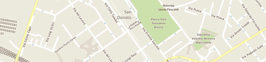 Mappa della impresa strufaldi giorgio a BOLOGNA